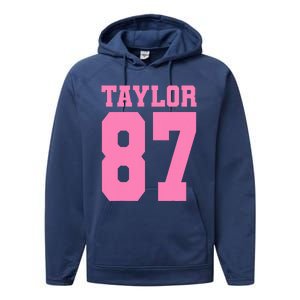 Pink Numbers Tay.Lor Performance Fleece Hoodie