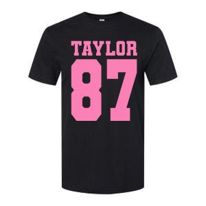 Pink Numbers Tay.Lor Softstyle CVC T-Shirt