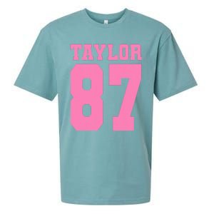 Pink Numbers Tay.Lor Sueded Cloud Jersey T-Shirt