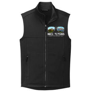 Punny Nice Tetons Teton Mountain Collective Smooth Fleece Vest