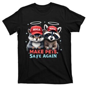 P Nut The Squirrel & Fred The Raccoon Make Pets Safe Again T-Shirt