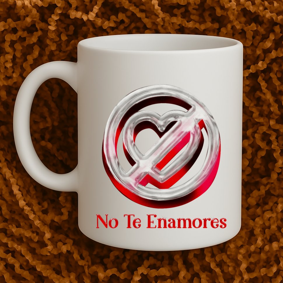 Pero No Te Enamores Quotes Meme Mug