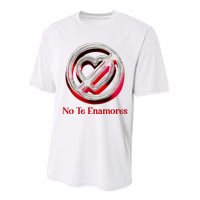 Pero No Te Enamores Quotes Meme Performance Sprint T-Shirt