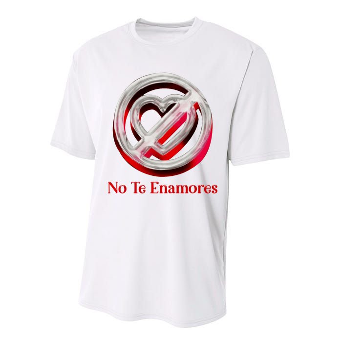 Pero No Te Enamores Quotes Meme Performance Sprint T-Shirt