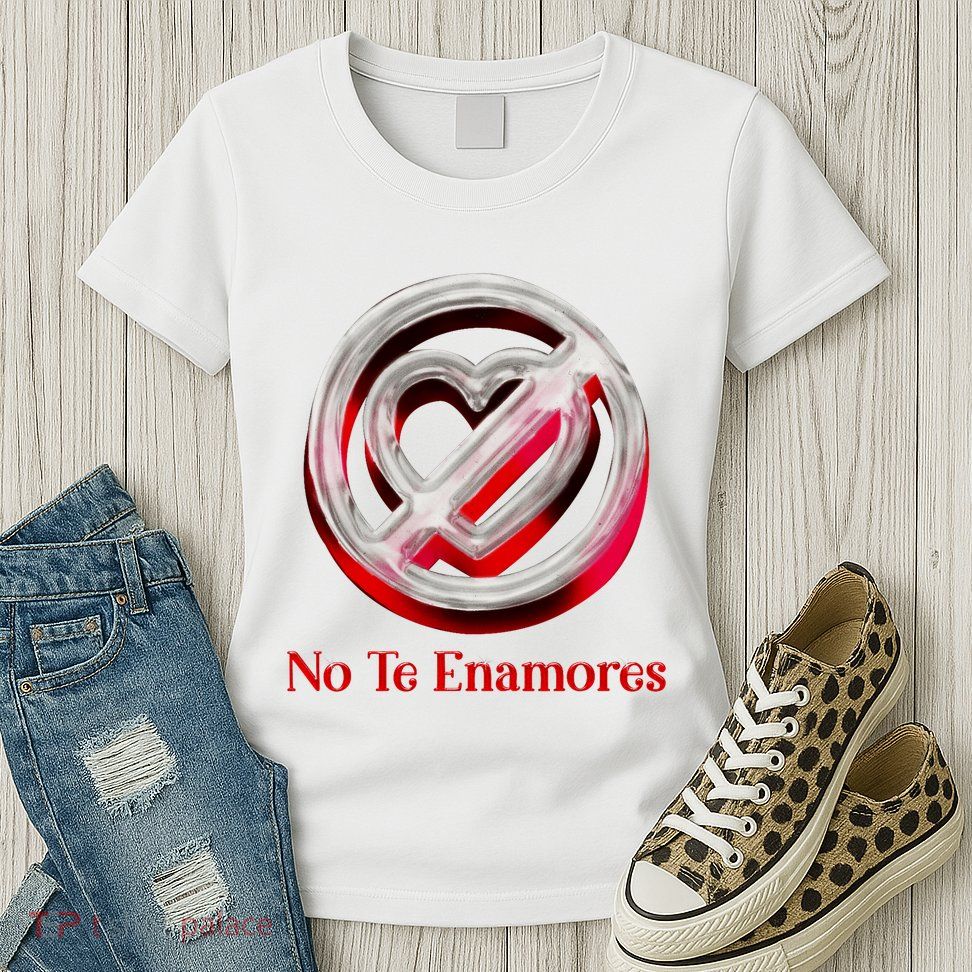 Pero No Te Enamores Quotes Meme Womens T-Shirt