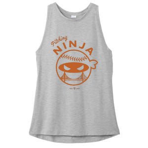 Pitching Ninja The City Ladies PosiCharge Tri-Blend Wicking Tank