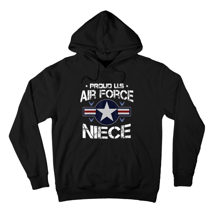 Proud Niece US Air Force Veteran Day Military Family Hoodie