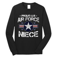 Proud Niece US Air Force Veteran Day Military Family Long Sleeve Shirt