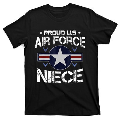 Proud Niece US Air Force Veteran Day Military Family T-Shirt