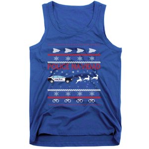 Police Navidad Ugly Christmas Design Gift Tank Top