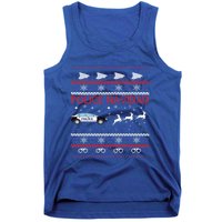 Police Navidad Ugly Christmas Design Gift Tank Top