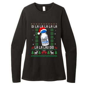 Pharmacist Nurse Ugly Christmas Sweater Di La La La Lav Did Gift Womens CVC Long Sleeve Shirt