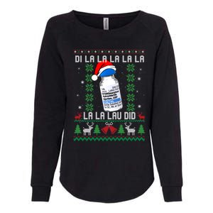 Pharmacist Nurse Ugly Christmas Sweater Di La La La Lav Did Gift Womens California Wash Sweatshirt