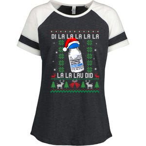 Pharmacist Nurse Ugly Christmas Sweater Di La La La Lav Did Gift Enza Ladies Jersey Colorblock Tee