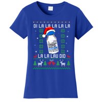 Pharmacist Nurse Ugly Christmas Sweater Di La La La Lav Did Gift Women's T-Shirt