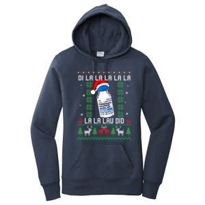 Pharmacist Nurse Ugly Christmas Sweater Di La La La Lav Did Gift Women's Pullover Hoodie