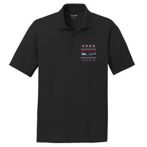 Police Navidad Ugly Christmas Design Gift PosiCharge RacerMesh Polo