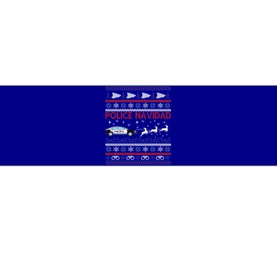 Police Navidad Ugly Christmas Design Gift Bumper Sticker