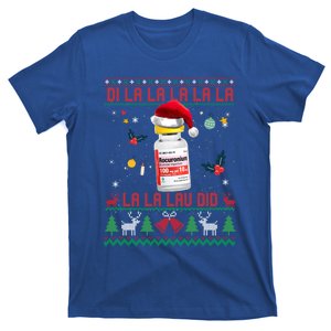 Pharmacist Nurse Ugly Christmas Sweater Di La La Lav Did Great Gift T-Shirt