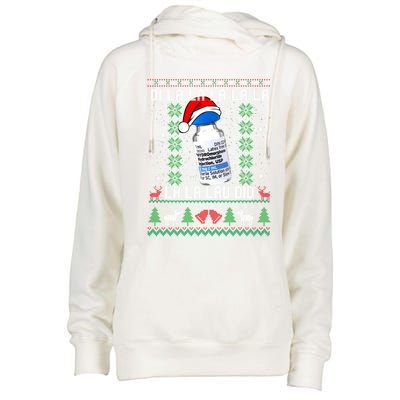 Pharmacist Nurse Ugly Christmas Sweater Di La La La Lav Did Gift Womens Funnel Neck Pullover Hood