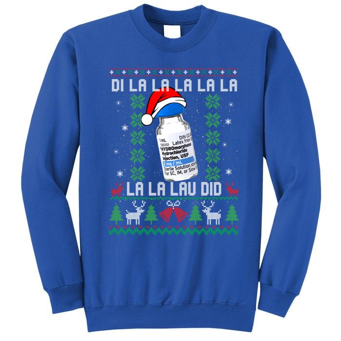 Pharmacist Nurse Ugly Christmas Sweater Di La La La Lav Did Gift Sweatshirt