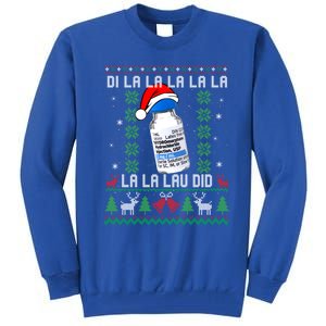 Pharmacist Nurse Ugly Christmas Sweater Di La La La Lav Did Gift Tall Sweatshirt