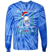 Pharmacist Nurse Ugly Christmas Sweater Di La La La Lav Did Gift Tie-Dye Long Sleeve Shirt