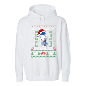 Pharmacist Nurse Ugly Christmas Sweater Di La La La Lav Did Gift Garment-Dyed Fleece Hoodie