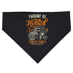 Pahrump Nevada Usa Hotrod Garage Car Distressed Design USA-Made Doggie Bandana