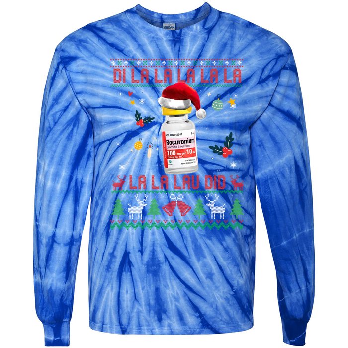 Pharmacist Nurse Ugly Christmas Sweater Di La La Lav Did Meaningful Gift Tie-Dye Long Sleeve Shirt