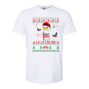 Pharmacist Nurse Ugly Christmas Sweater Di La La Lav Did Meaningful Gift Softstyle CVC T-Shirt