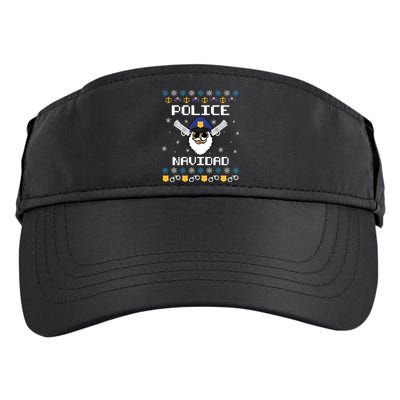 Police Navidad Ugly Christmas Funny Policeman Xmas Adult Drive Performance Visor