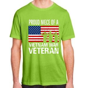 Proud Niece Vietnam War Veteran For Matching Uncle Vet Meaningful Gift Adult ChromaSoft Performance T-Shirt