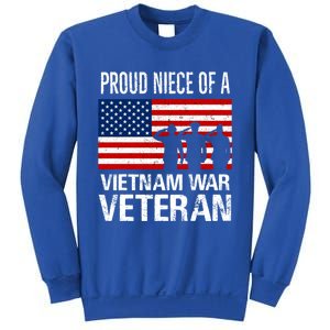 Proud Niece Vietnam War Veteran For Matching Uncle Vet Meaningful Gift Sweatshirt