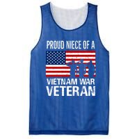 Proud Niece Vietnam War Veteran For Matching Uncle Vet Meaningful Gift Mesh Reversible Basketball Jersey Tank