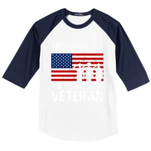 Proud Niece Vietnam War Veteran For Matching Uncle Vet Meaningful Gift Baseball Sleeve Shirt