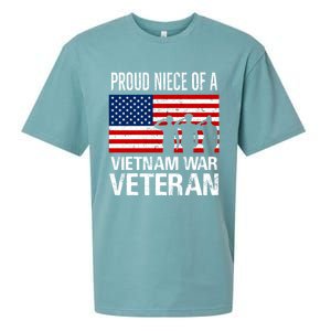 Proud Niece Vietnam War Veteran For Matching Uncle Vet Meaningful Gift Sueded Cloud Jersey T-Shirt