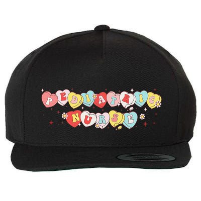 Pediatric Nurse ValentineS Day Pediatric Emergency Clinic Wool Snapback Cap