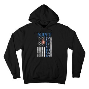 Proud Na Vy Veteran USA Flag Man Dad Grandpa Hoodie