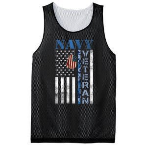 Proud Na Vy Veteran USA Flag Man Dad Grandpa Mesh Reversible Basketball Jersey Tank