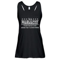 Pharmacist Never Wrong Pharmacist Gift Ladies Essential Flowy Tank