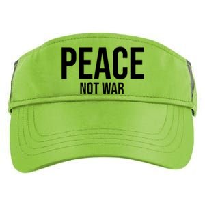 Peace Not War Adult Drive Performance Visor