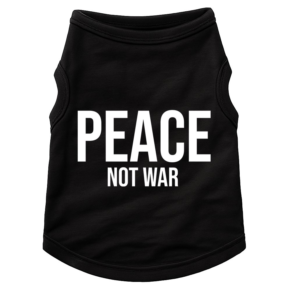 Peace Not War Doggie Tank