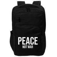 Peace Not War Impact Tech Backpack