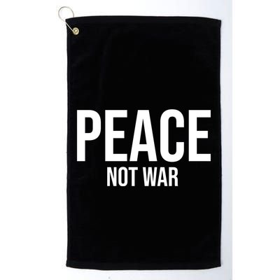 Peace Not War Golf Towel