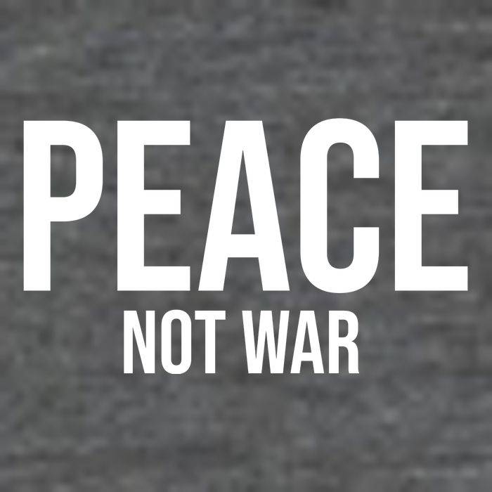 Peace Not War 7 Panel Mesh Trucker Snapback Hat