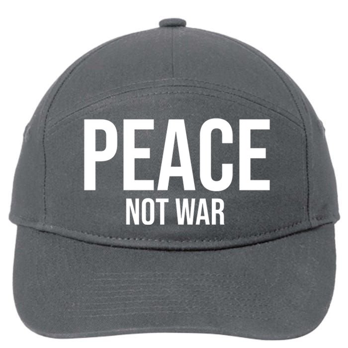 Peace Not War 7-Panel Snapback Hat