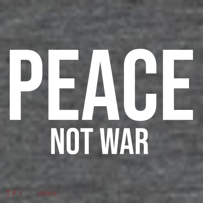 Peace Not War Ladies Essential Flowy Tank
