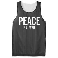 Peace Not War Mesh Reversible Basketball Jersey Tank