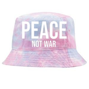 Peace Not War Tie-Dyed Bucket Hat